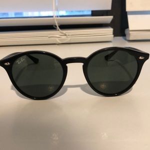 RayBan Highstreet 49mm Round Sunglasses